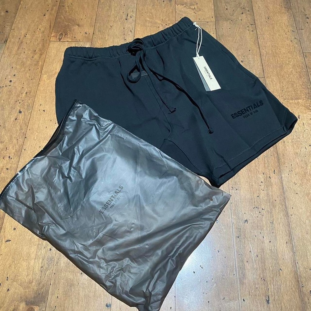 Fear of God black large shorts